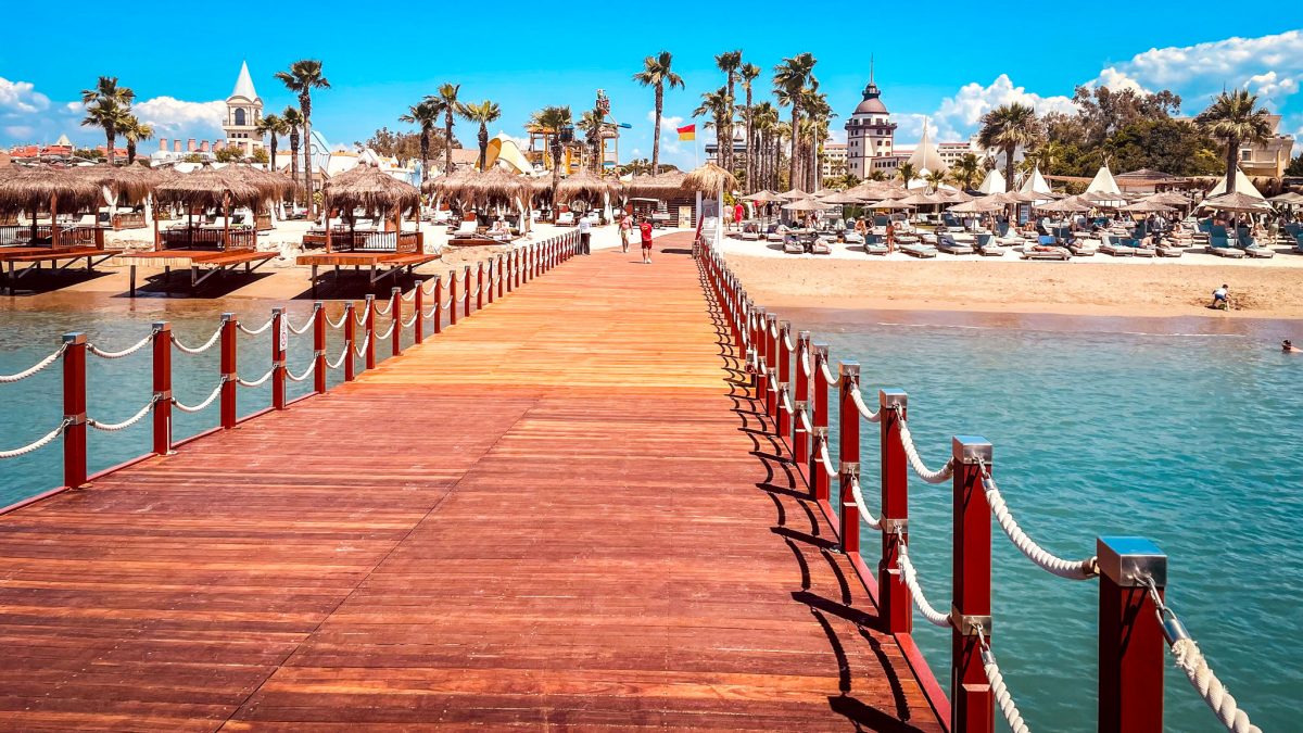Titanic Mardan Palace Beach Pier Antalya Turkey