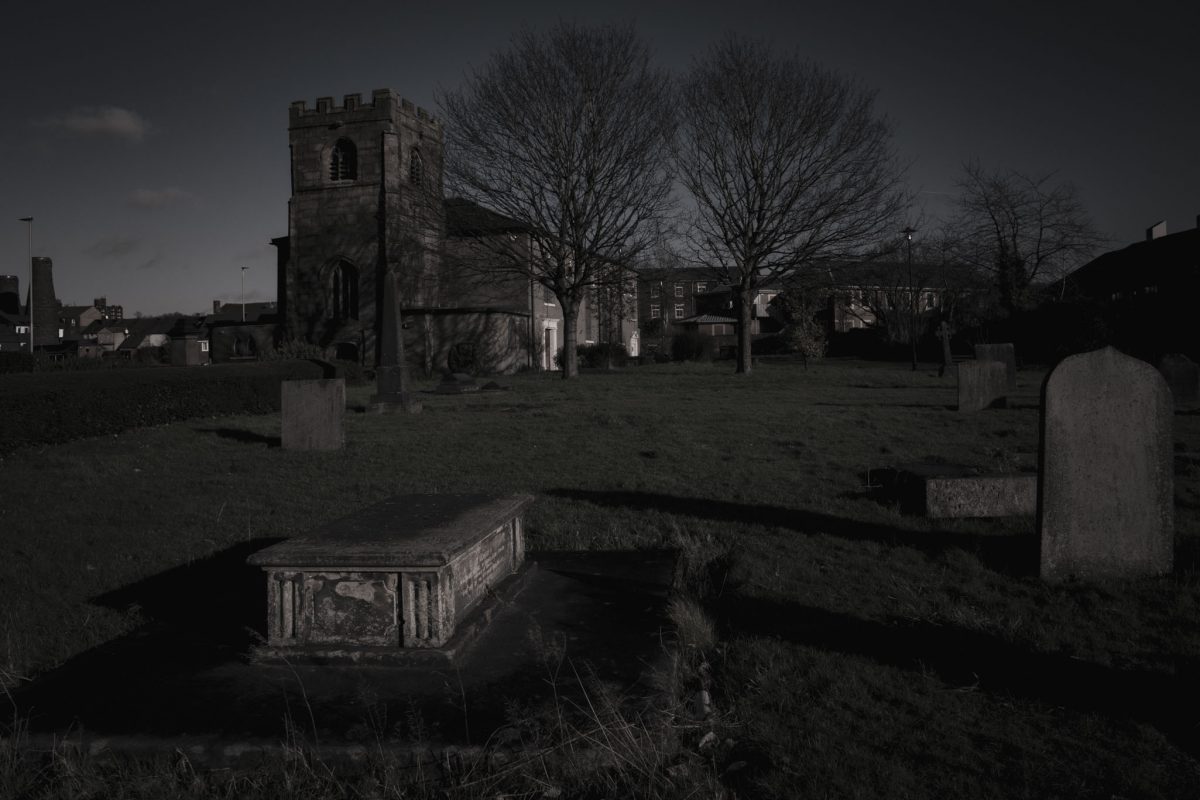 Burslem Churchyard, Coffin Tomb and Tower